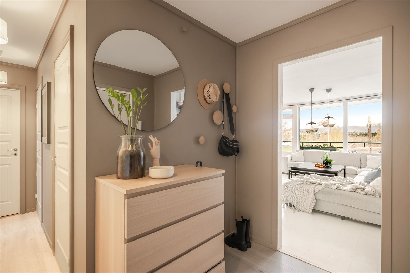 Innbydende inngangsparti. Galleribilde