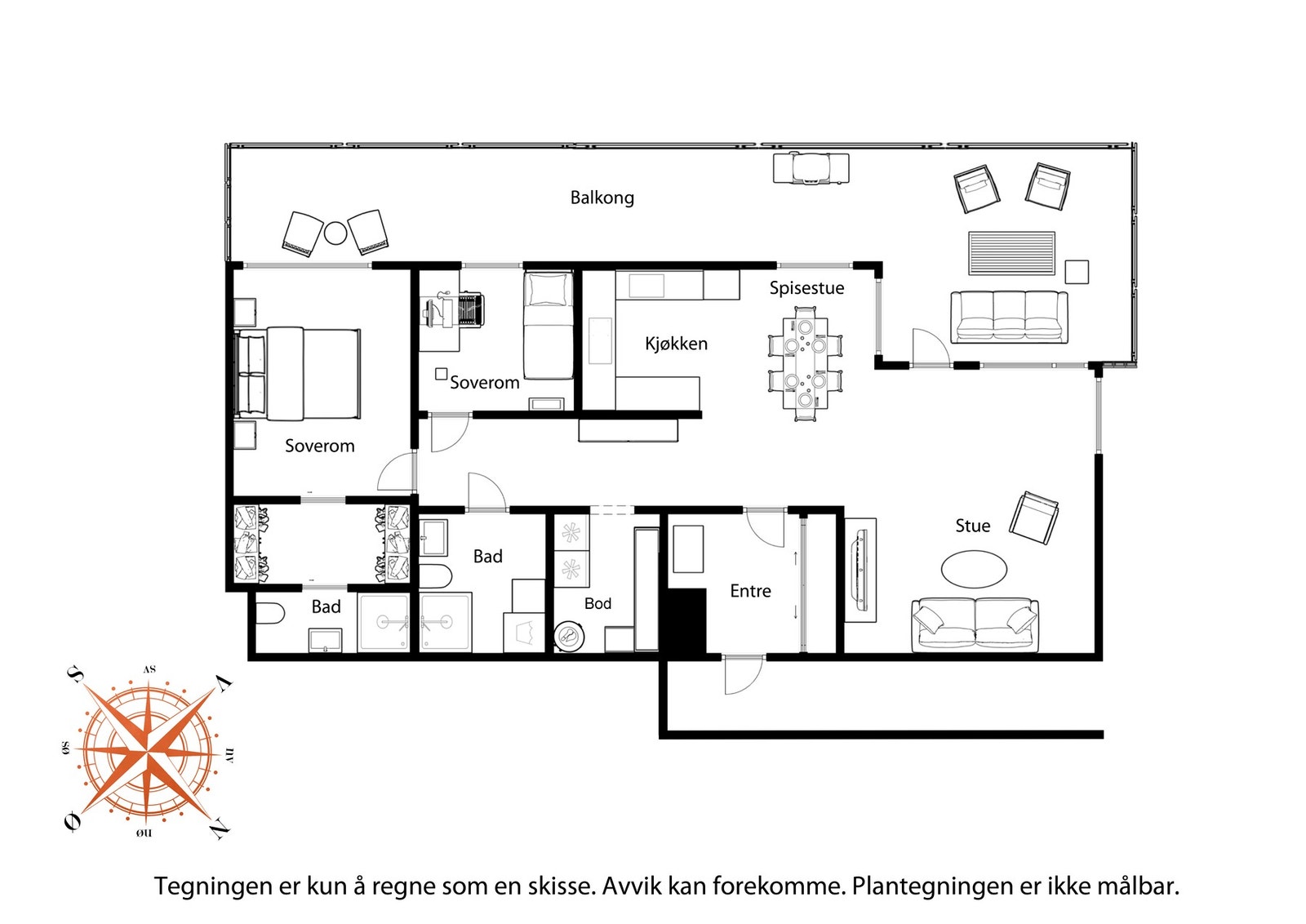 Plantegning Galleribilde