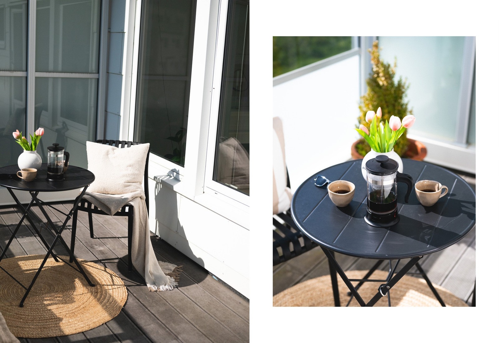 Her kan du innrede med en koselig sittegruppe og beplantning. Galleribilde