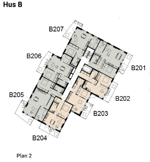 Etasjeplan Galleribilde