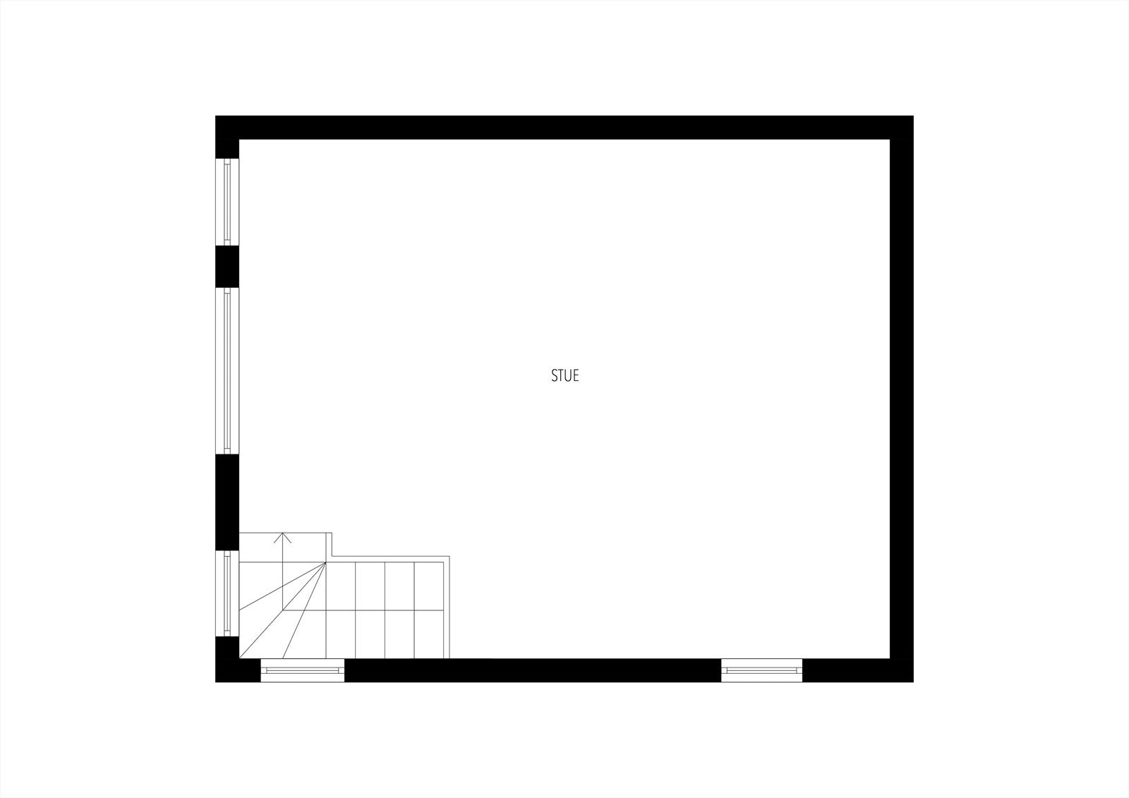 Plantegning 2.etg. Galleribilde