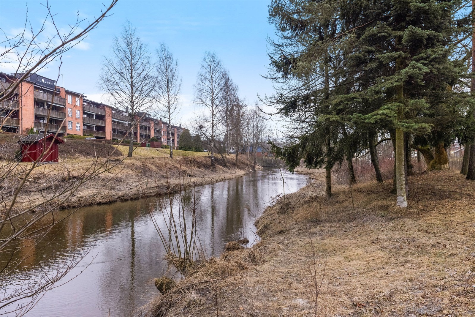 Ved Sagelva finner du en ideell oase med ender og vakker natur - og med det urbane livet kun noen meter unna Galleribilde