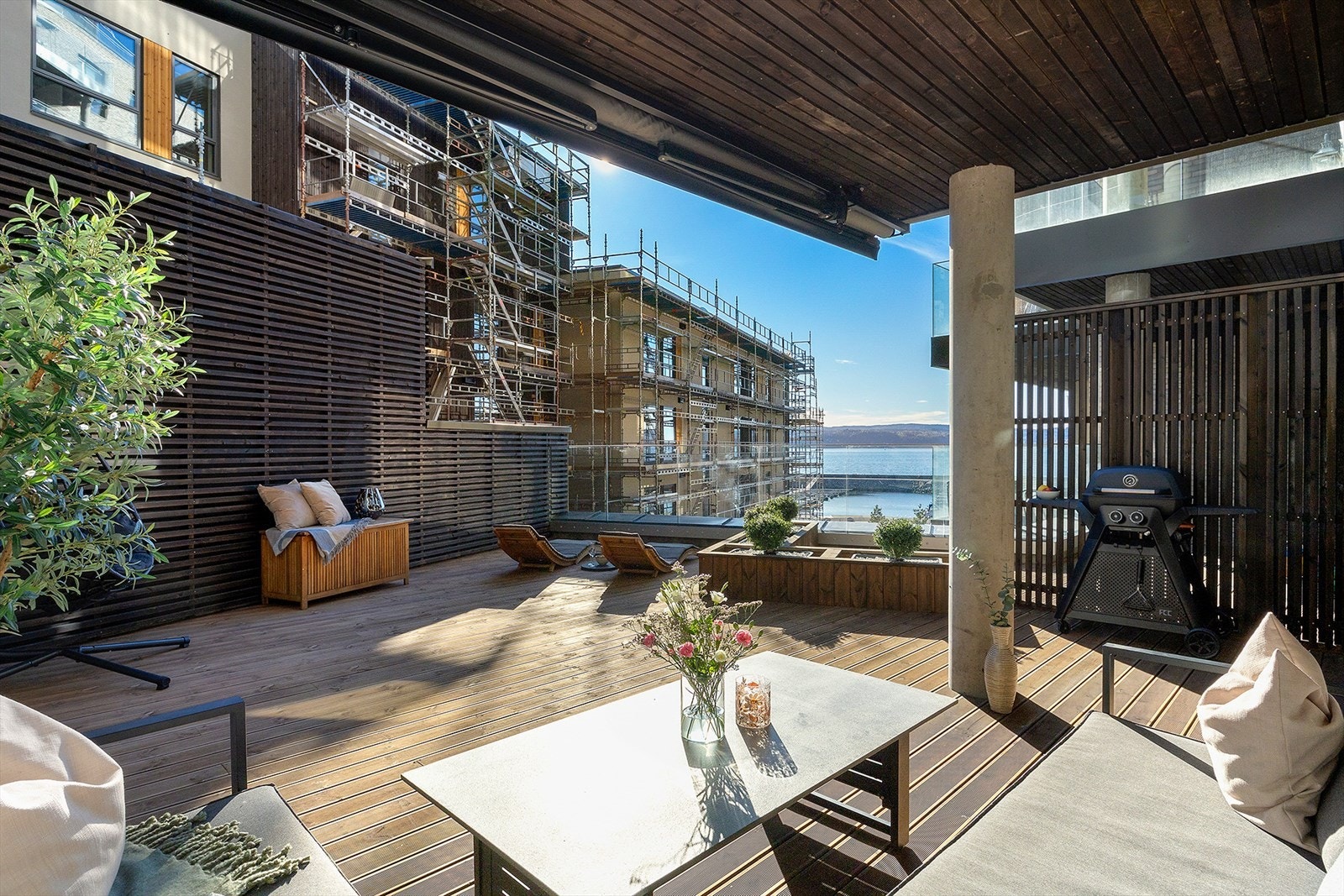 Meget gode solforhold hele dagen frem til solen går ned Galleribilde