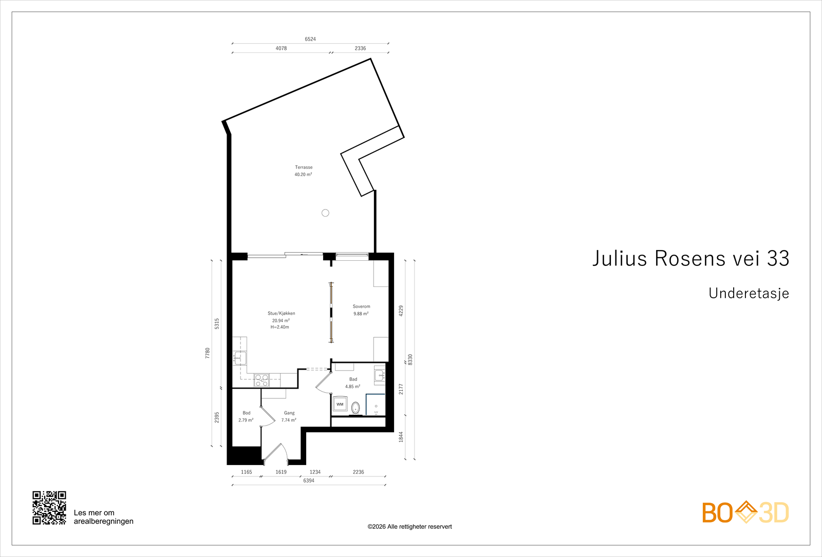 Plantegning Galleribilde