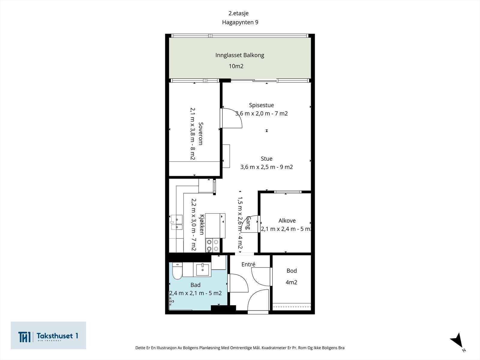 Plantegning Galleribilde