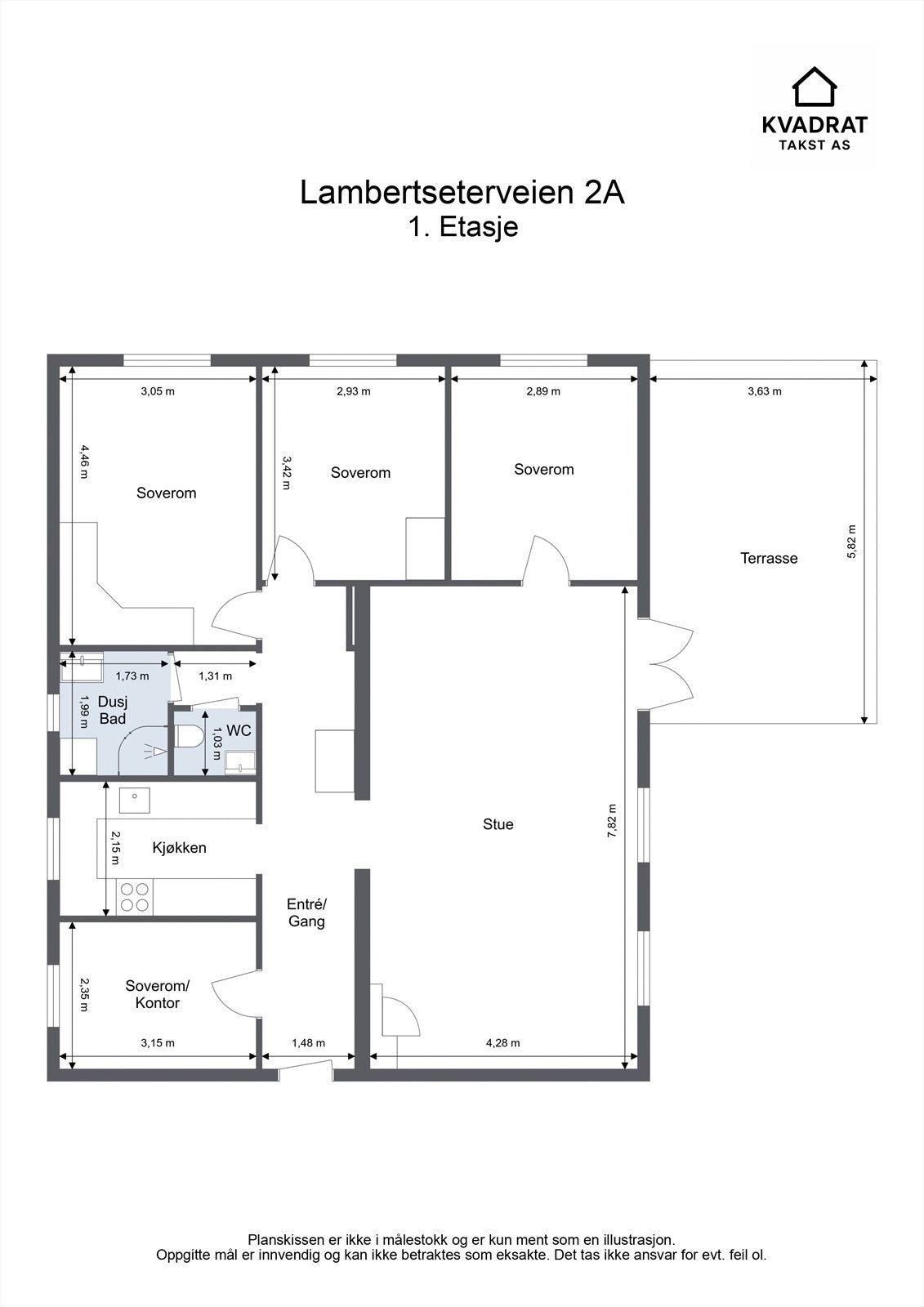 Plantegning - 1. etasje Galleribilde