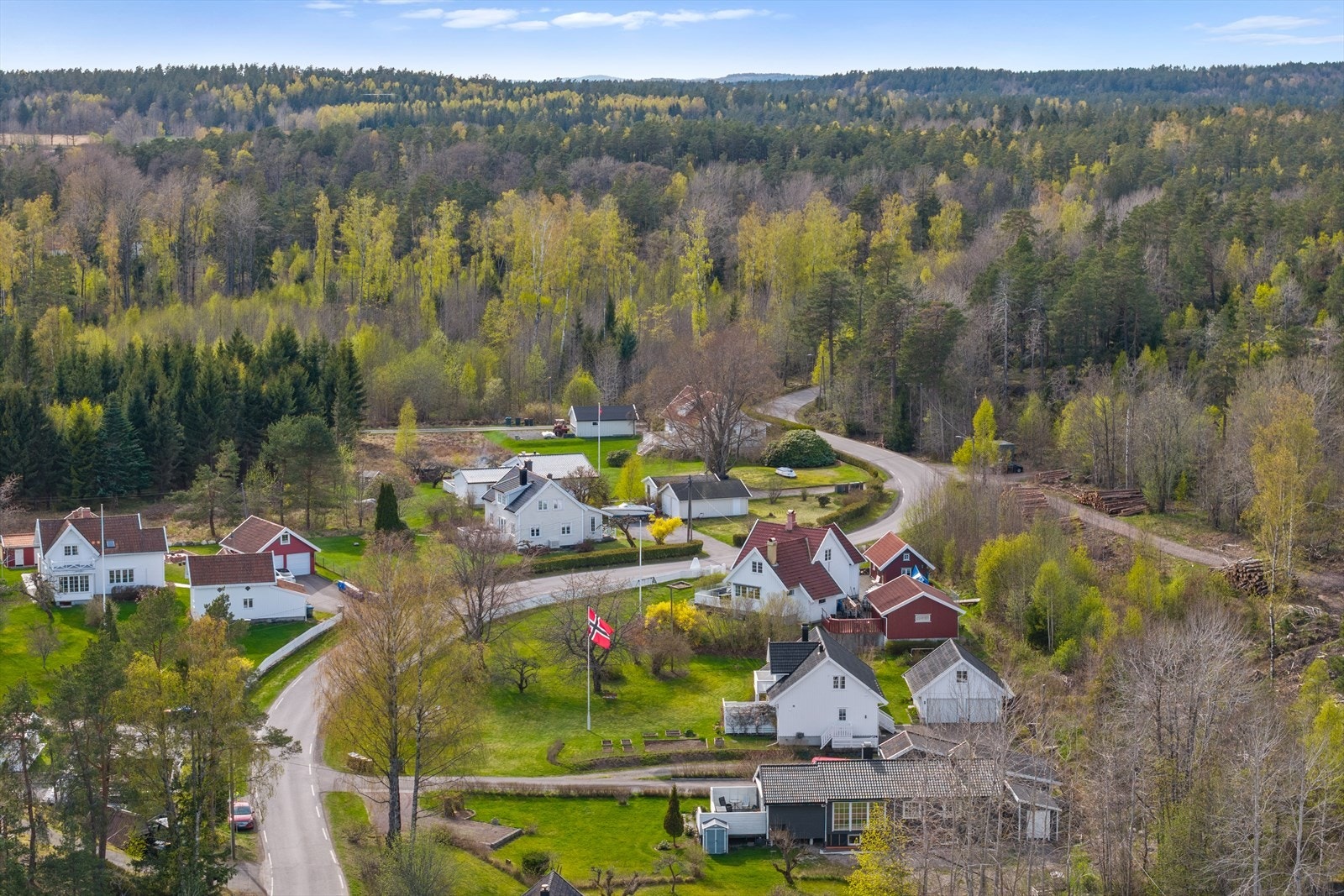 Dronefoto Galleribilde