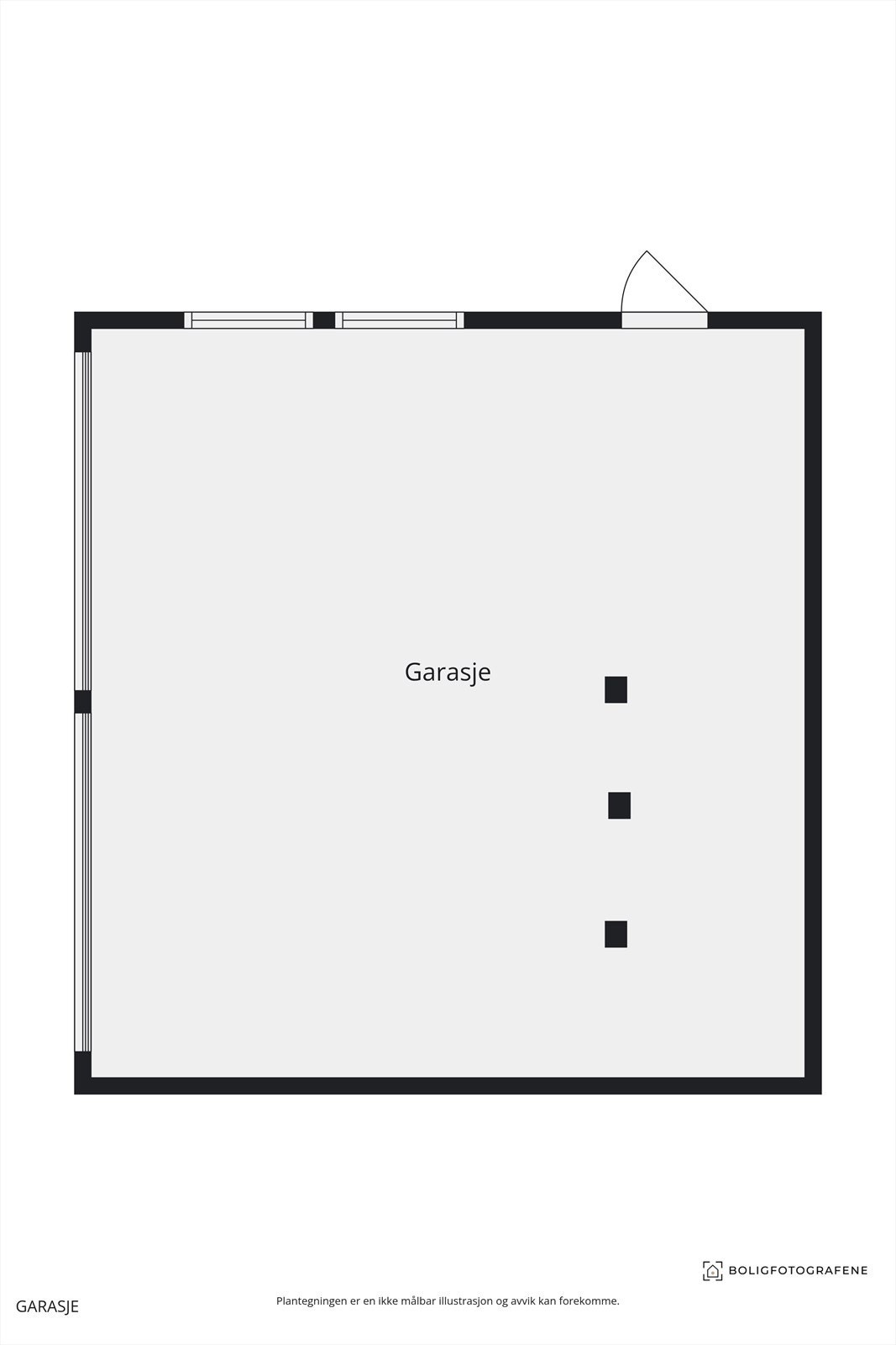 Plantegning Galleribilde