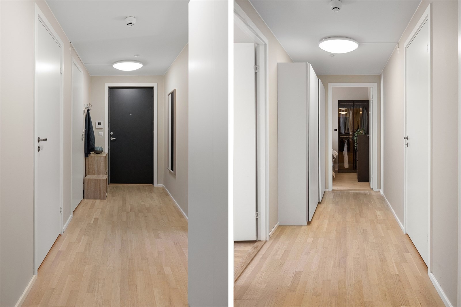 Her ønskes du velkommen inn i en hyggelig entré. Galleribilde