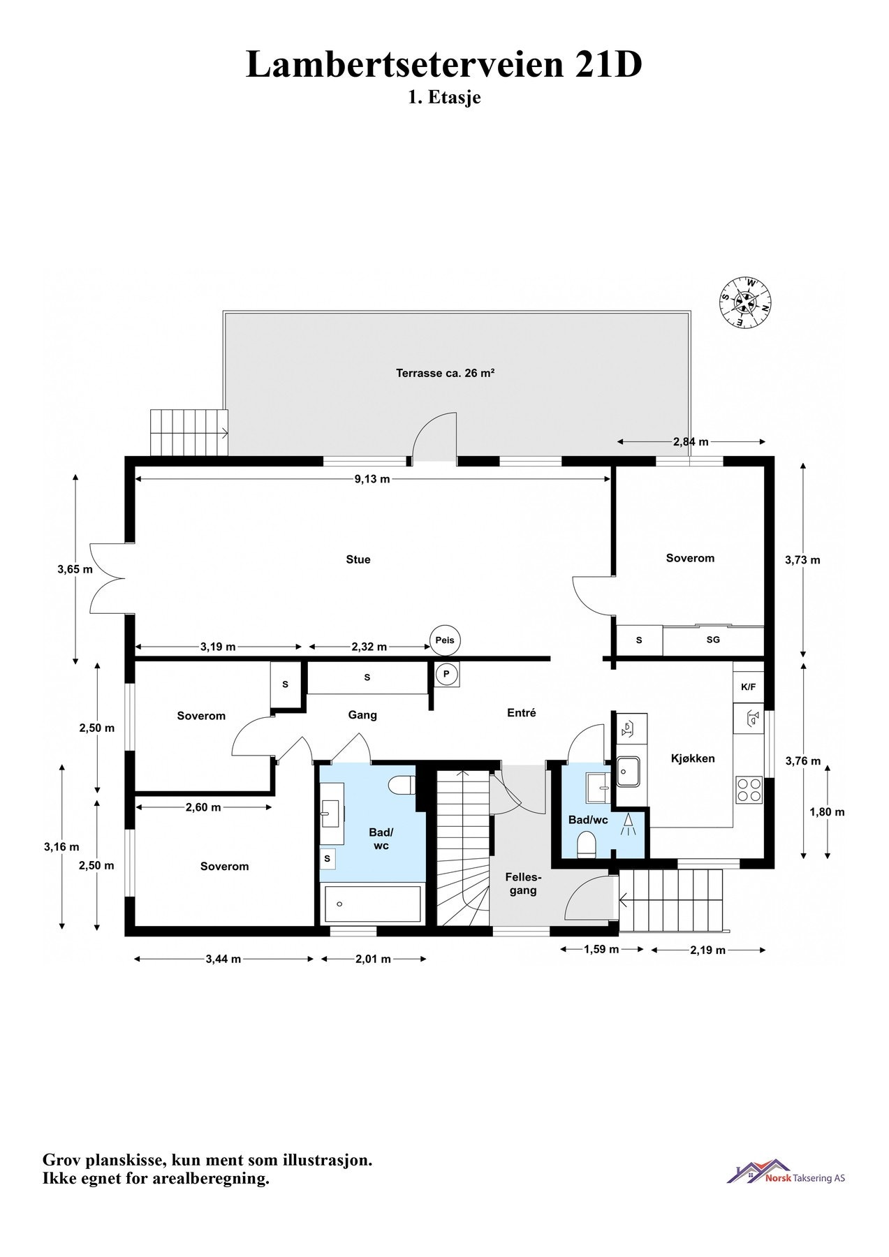 Plantegning Galleribilde