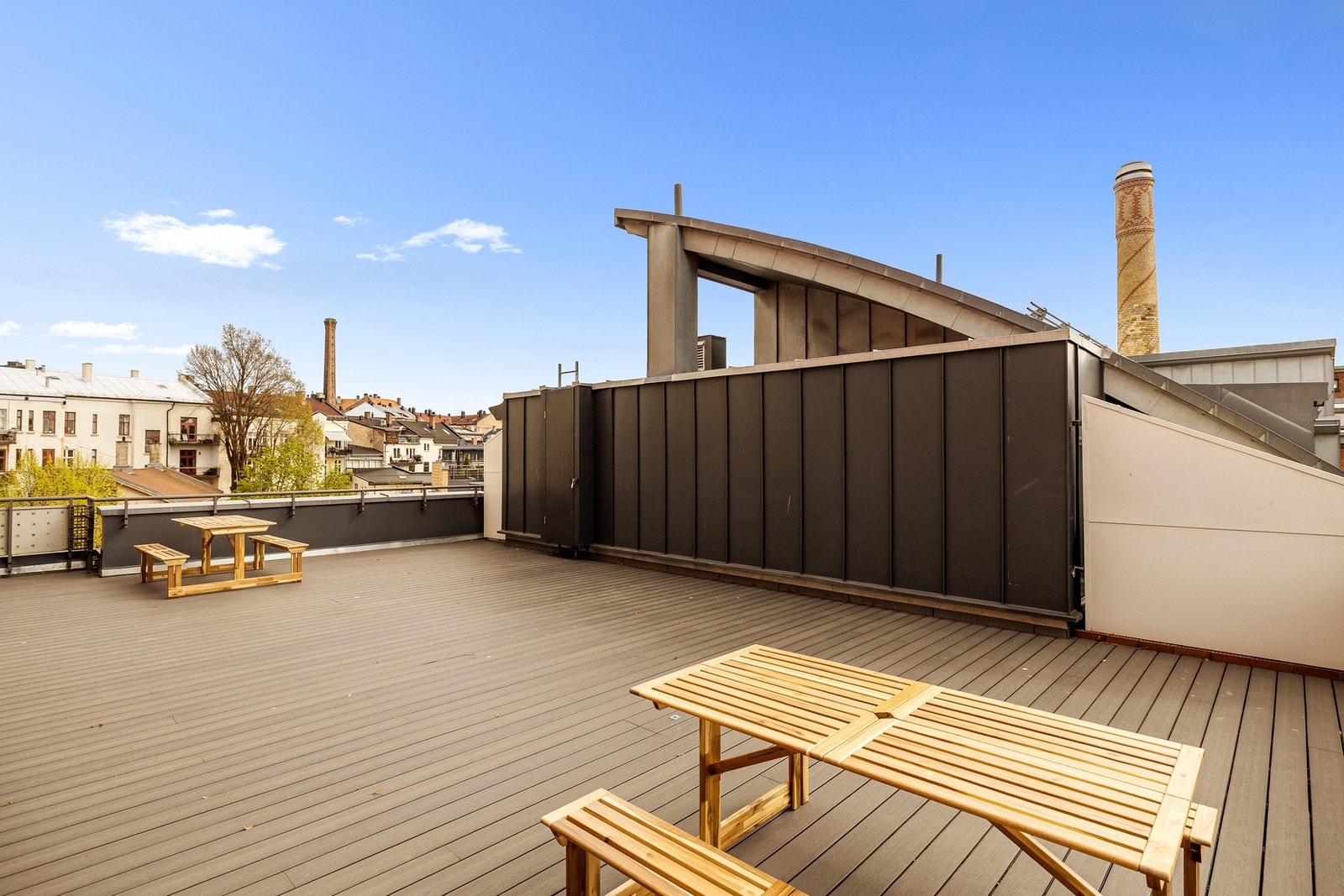 Felles takterrasse i nabooppgang (22D) Galleribilde