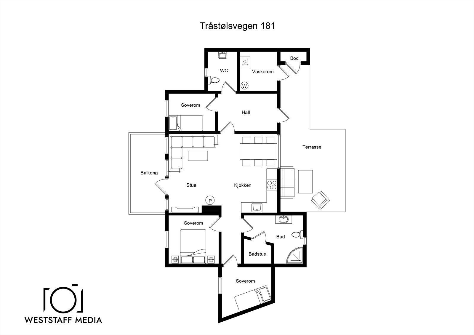 Plantegning Galleribilde