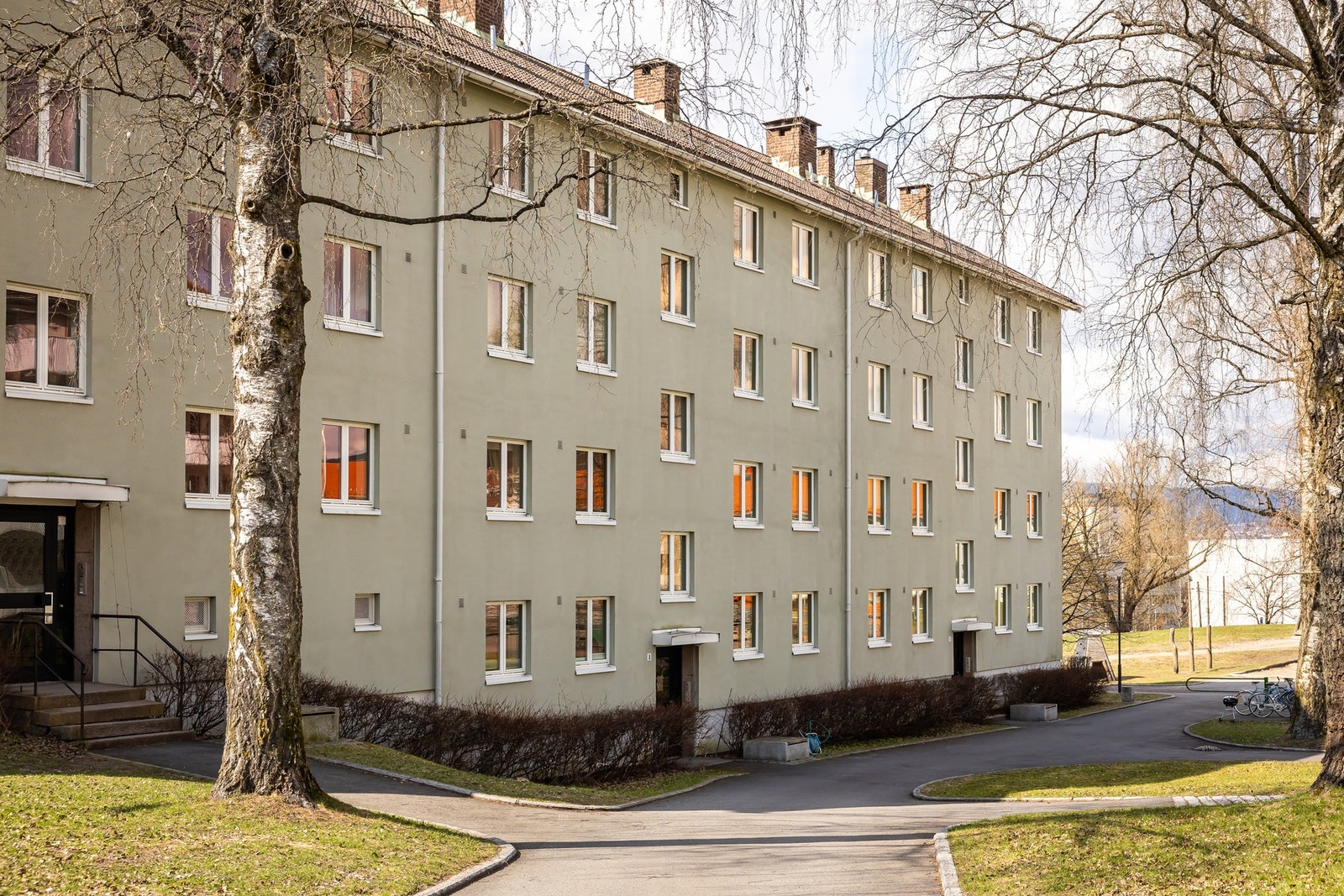 I oppgangen er det tilgang til tørkeloft og fellesvaskeri. Galleribilde