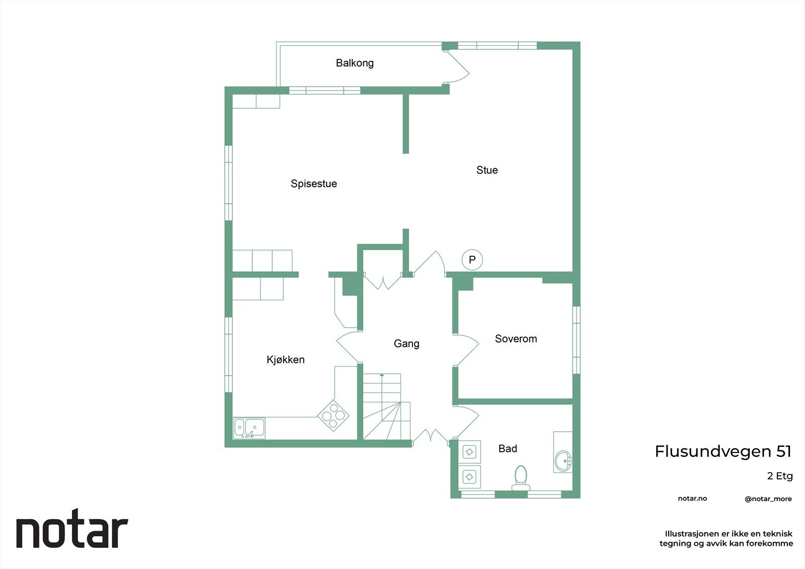 Plantegning hovedetasje Galleribilde