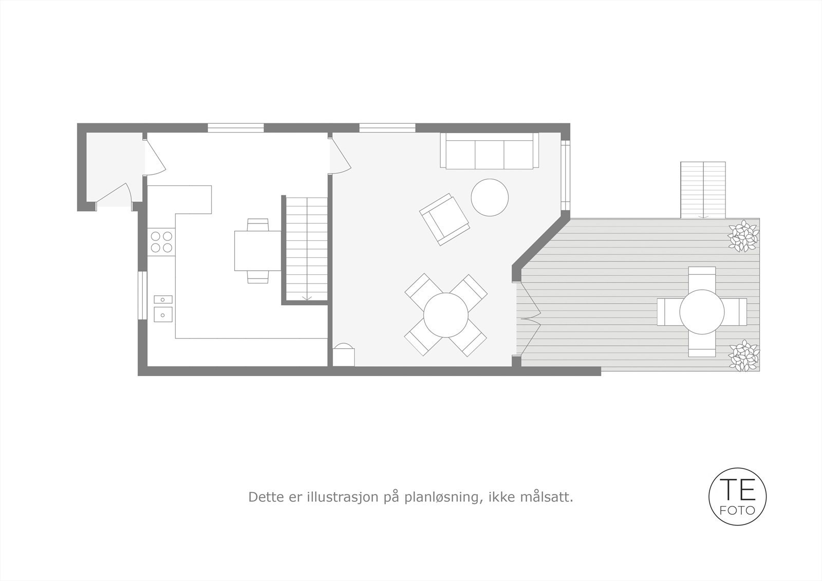 Plantegning - 1. etasje Galleribilde