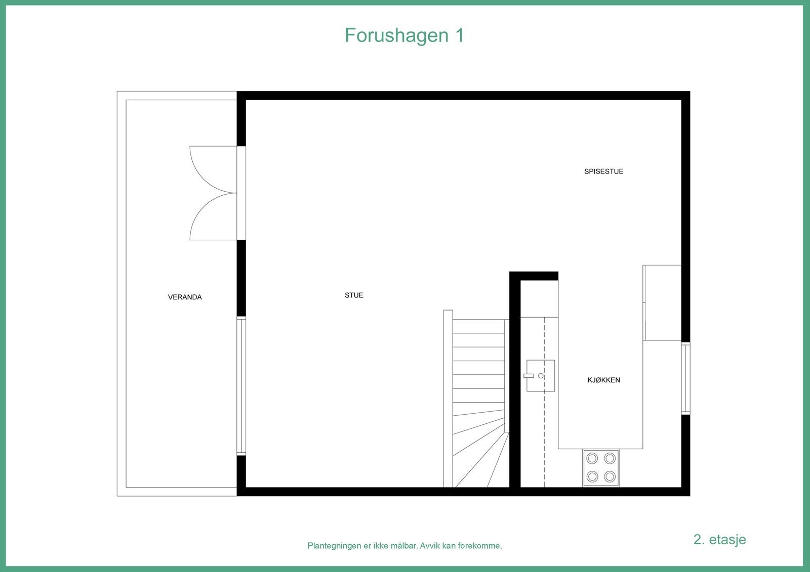 Plantegning 2.etg. Galleribilde