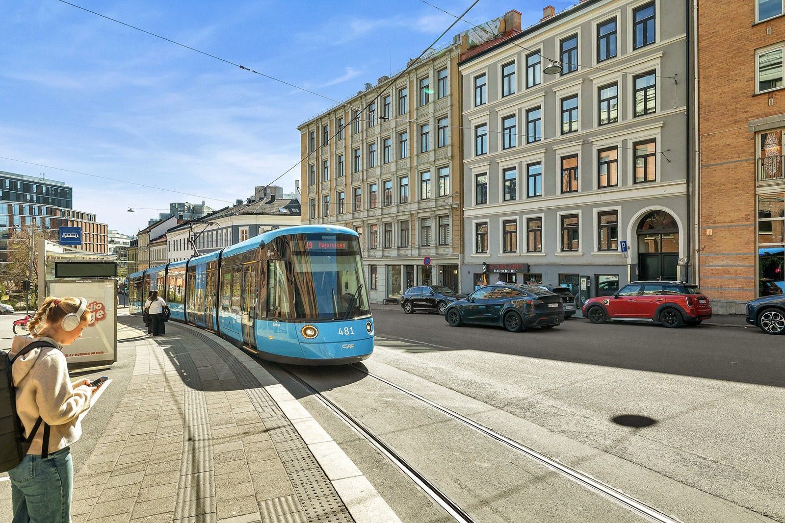 Det er svært gode kollektivforbindelser i området Galleribilde
