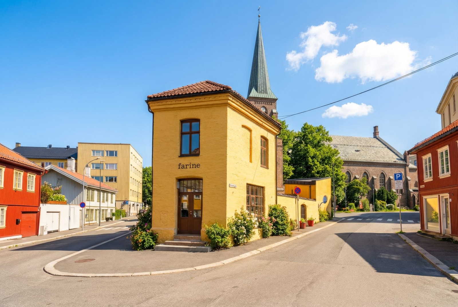 Rett i nærheten finner du populære møtesteder som bakeriet Farine. Galleribilde