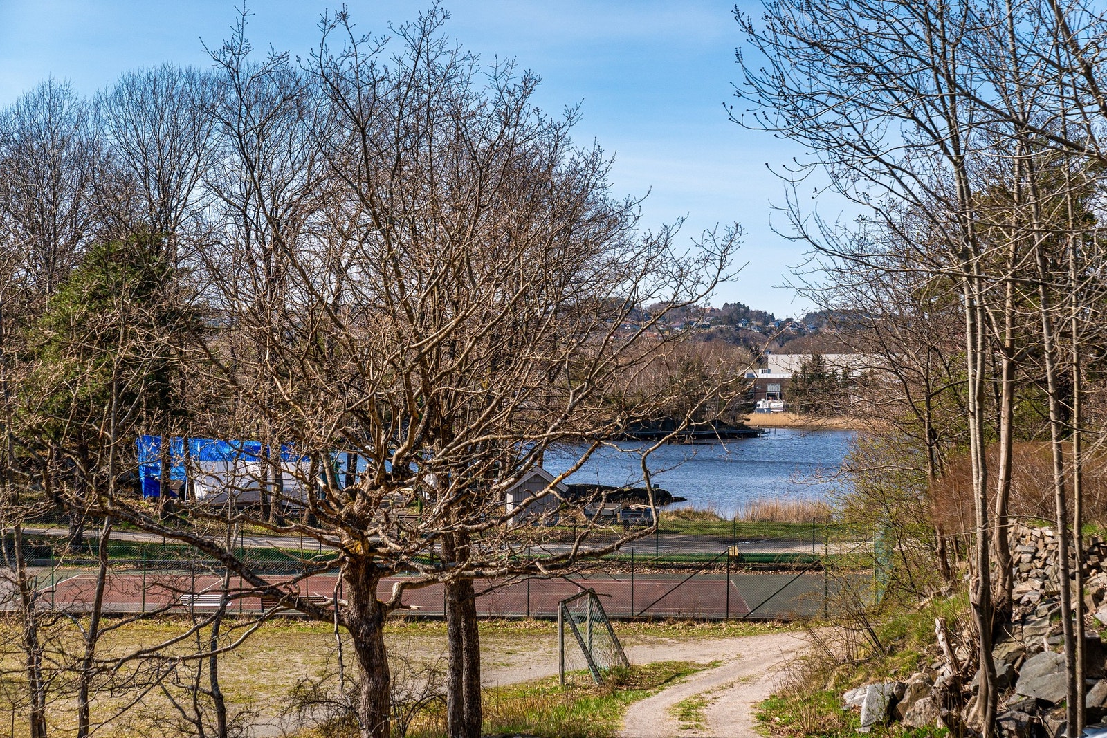 Flott utsikt fra stuen Galleribilde