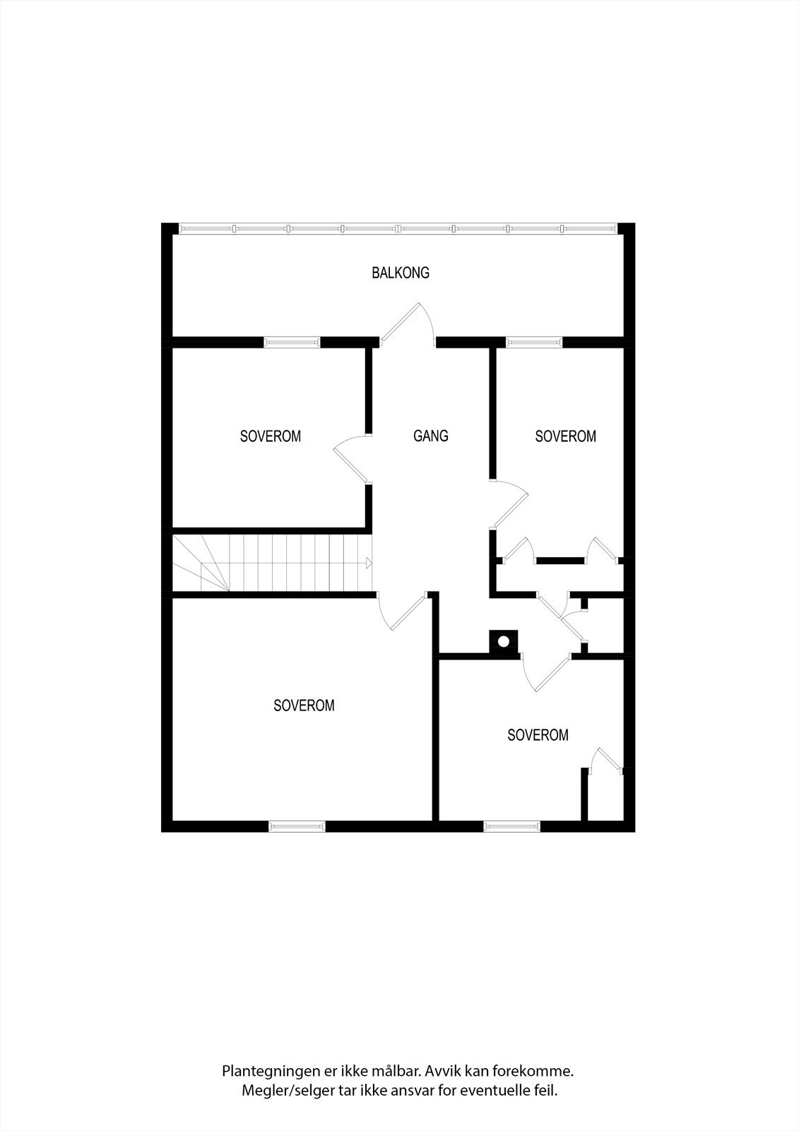 Plantegning 2. etasje Galleribilde