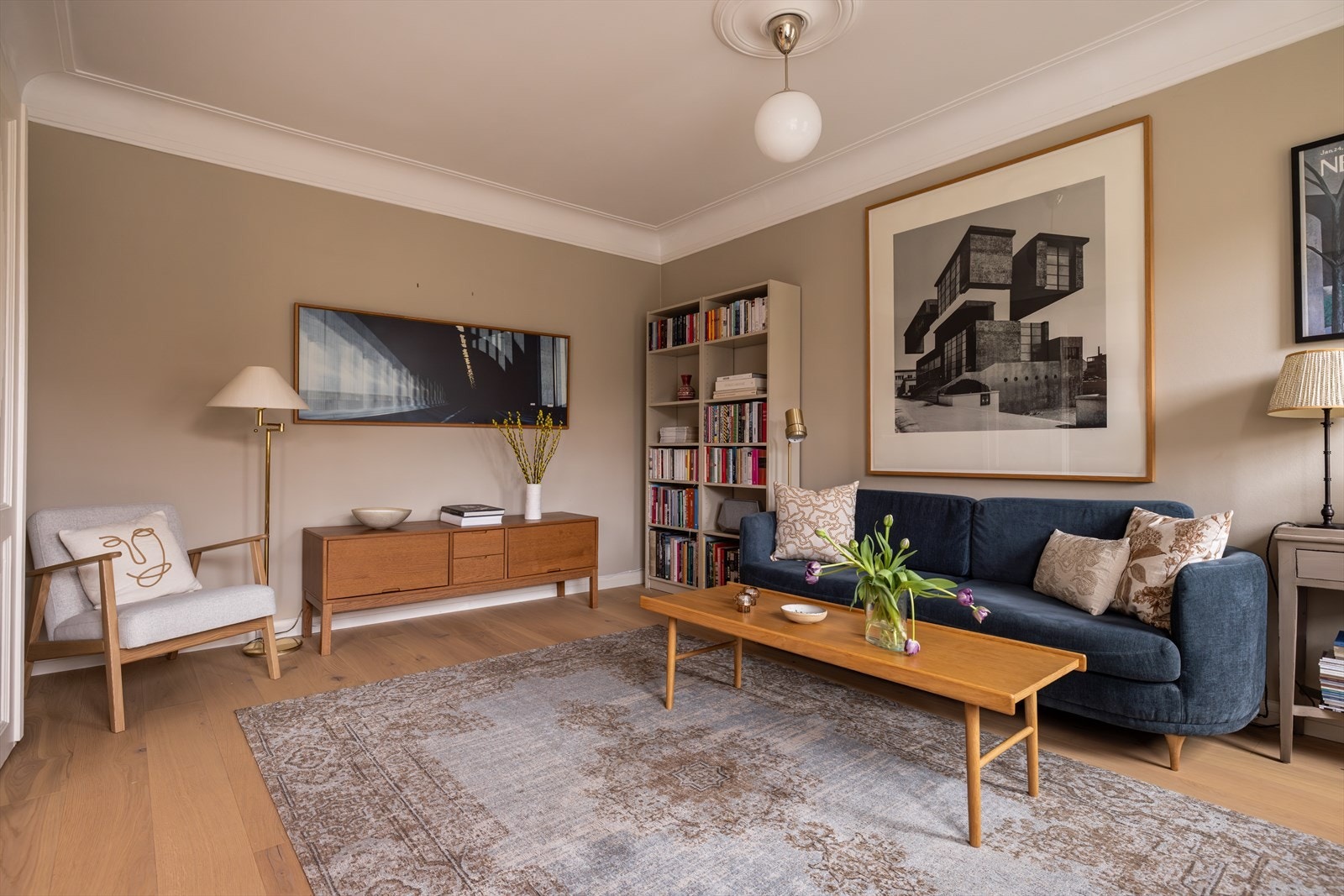 De store rommene åpner for ulike møbleringsmuligheter. Galleribilde