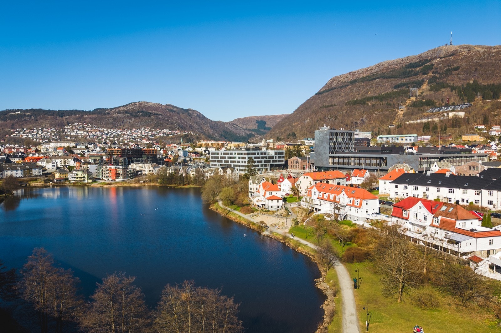 Solheimsvannet med fine turmuligheter Galleribilde