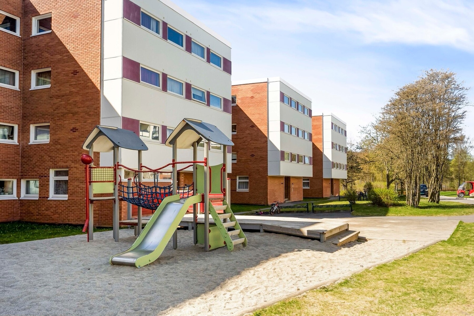 Området byr på hyggelige fellesomårdet Galleribilde
