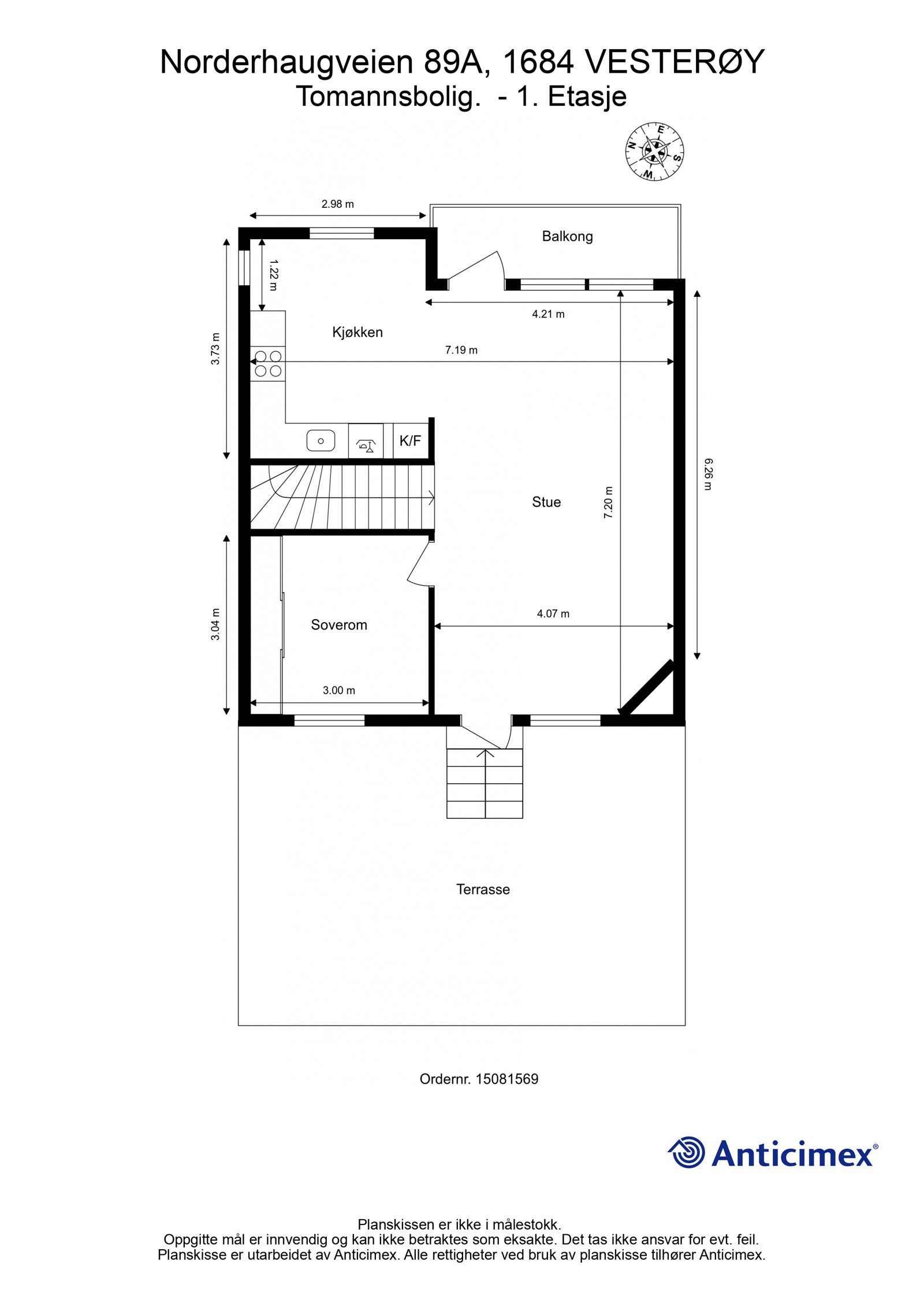 Plantegning - 1. Etasje Galleribilde