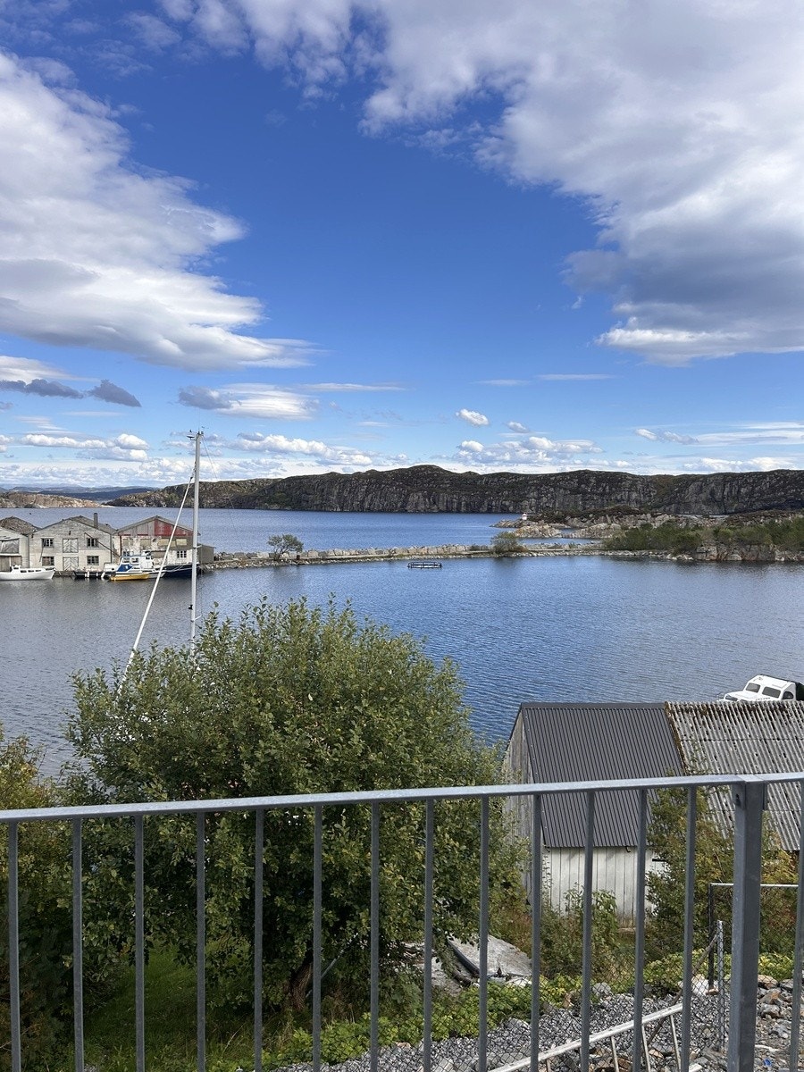 Utsikt fra balkongen Galleribilde