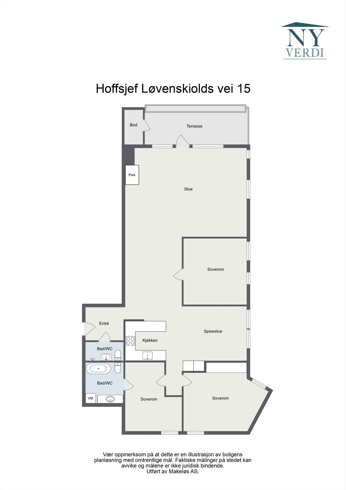 Plantegning. Galleribilde