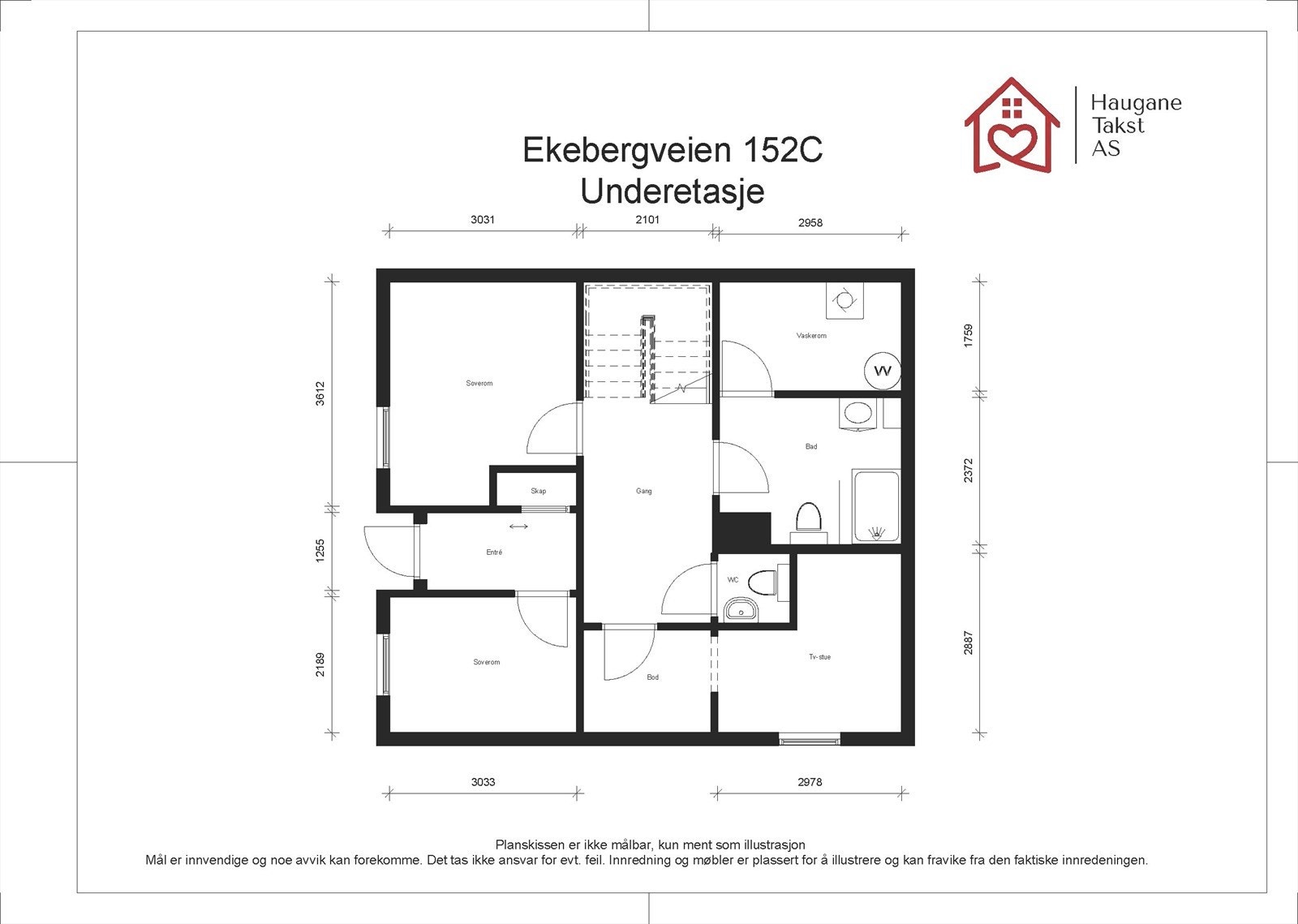 Plantegning U. etasje Galleribilde