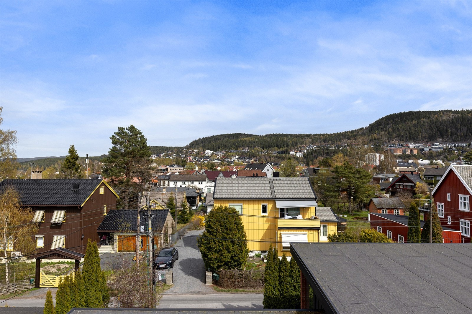 Utsikt fra takterrassen Galleribilde
