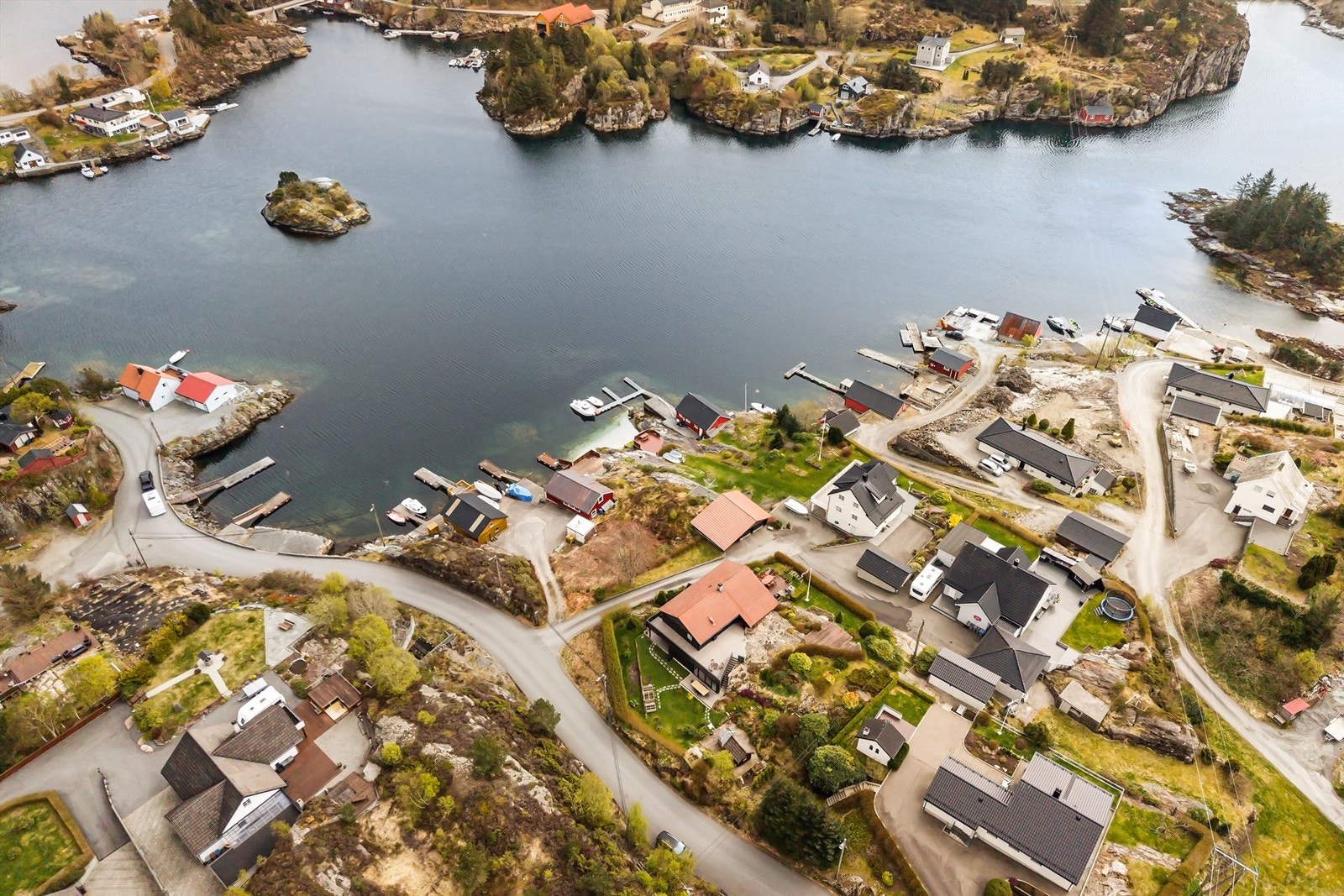 Oversikt over det maritime og etablerte nabolaget. Galleribilde