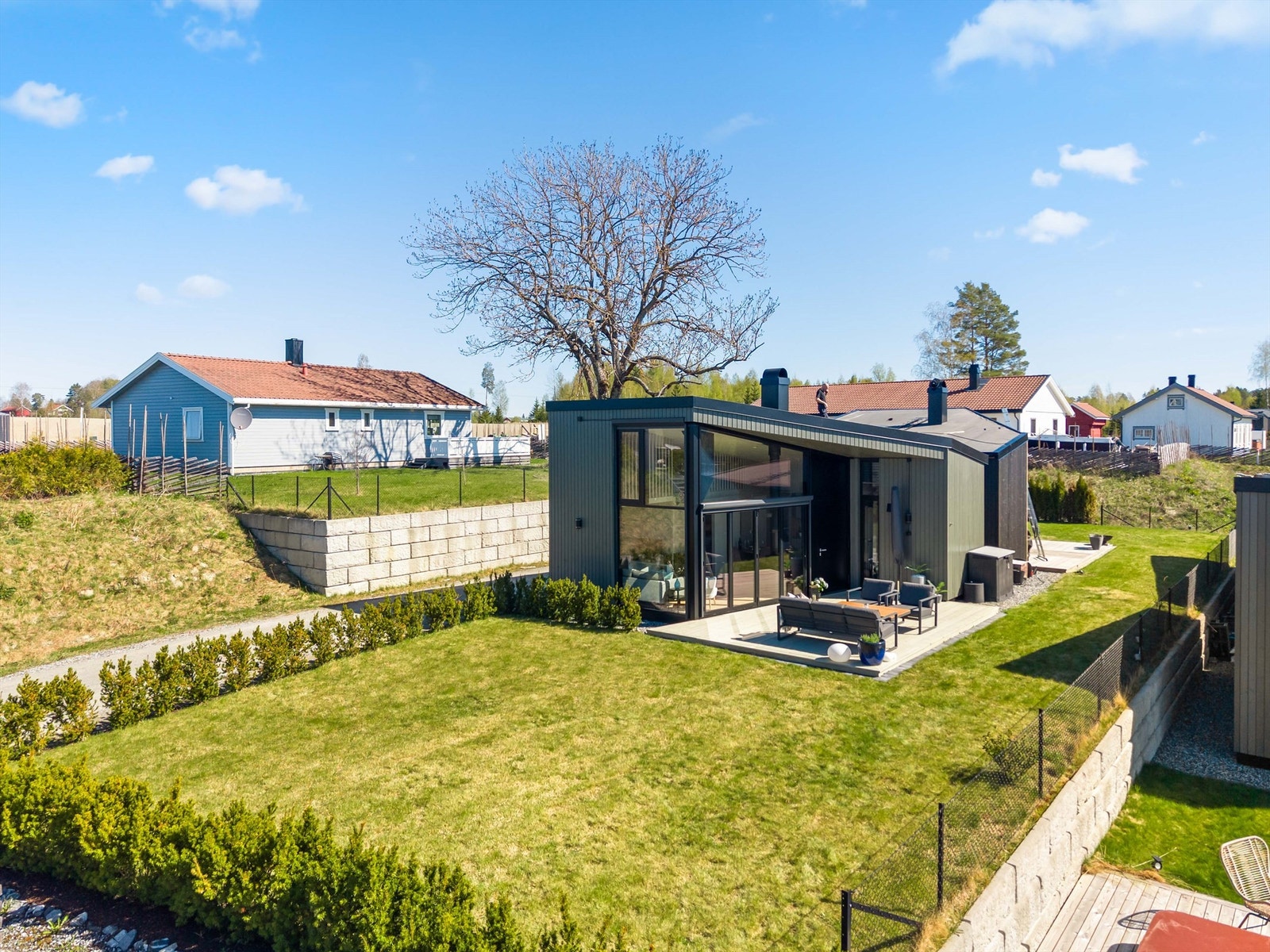Eiendomsmegler Krogsveen v. Marcus Grundy har gleden av å presentere Daskerudvegen 75! Foto: Anders Botnmark Galleribilde