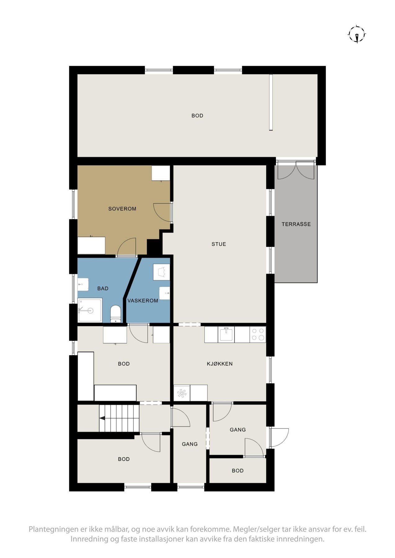 Planskisse Galleribilde