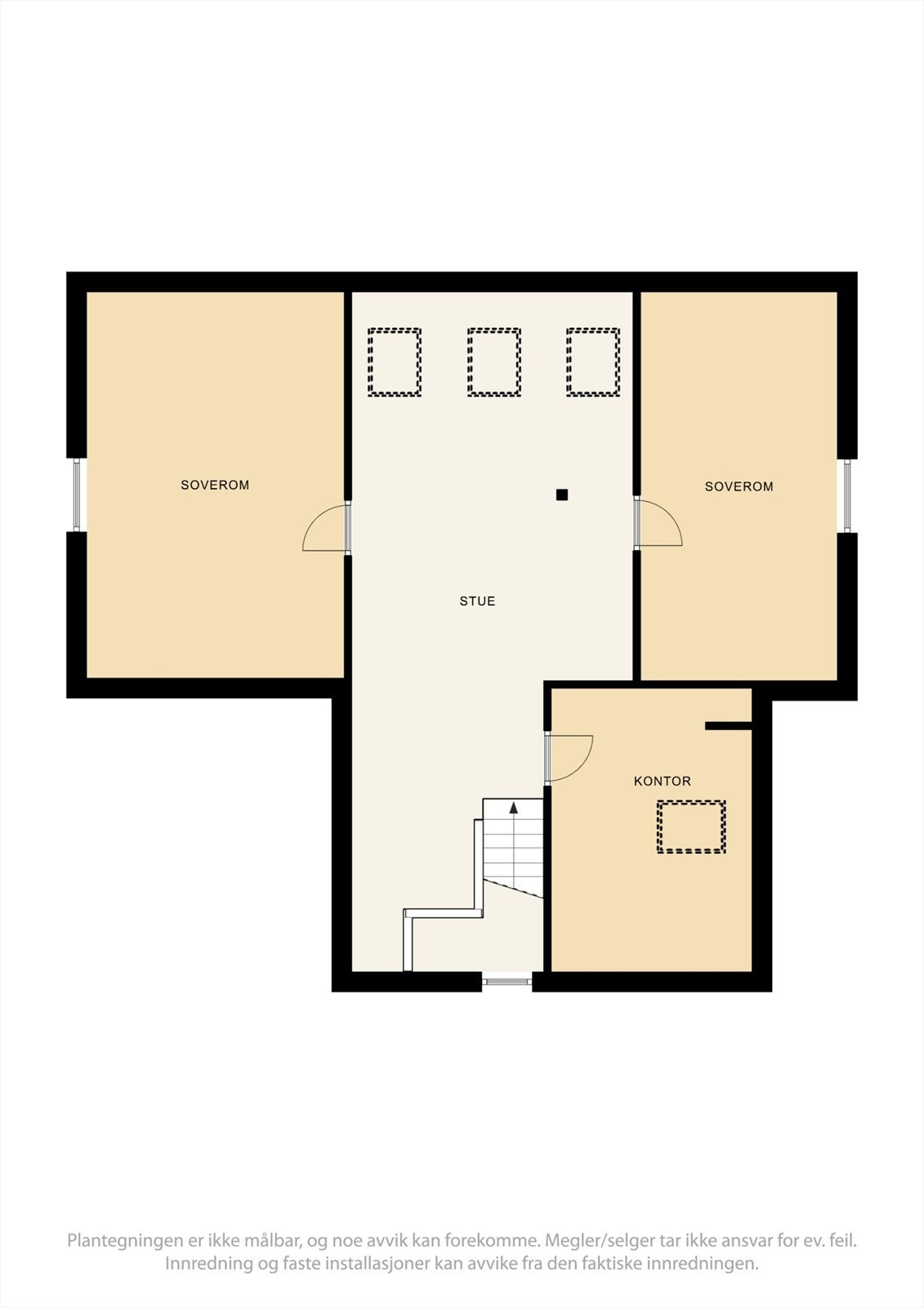 Plantegning - Loft Galleribilde