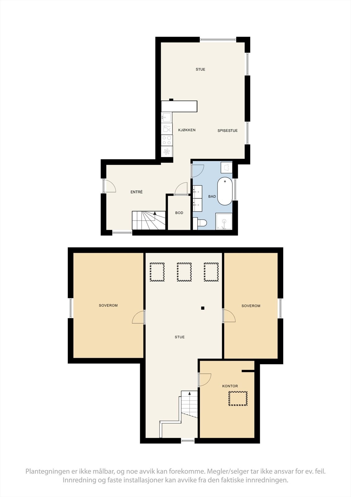 Plantegninger - 2.etg. og loft Galleribilde