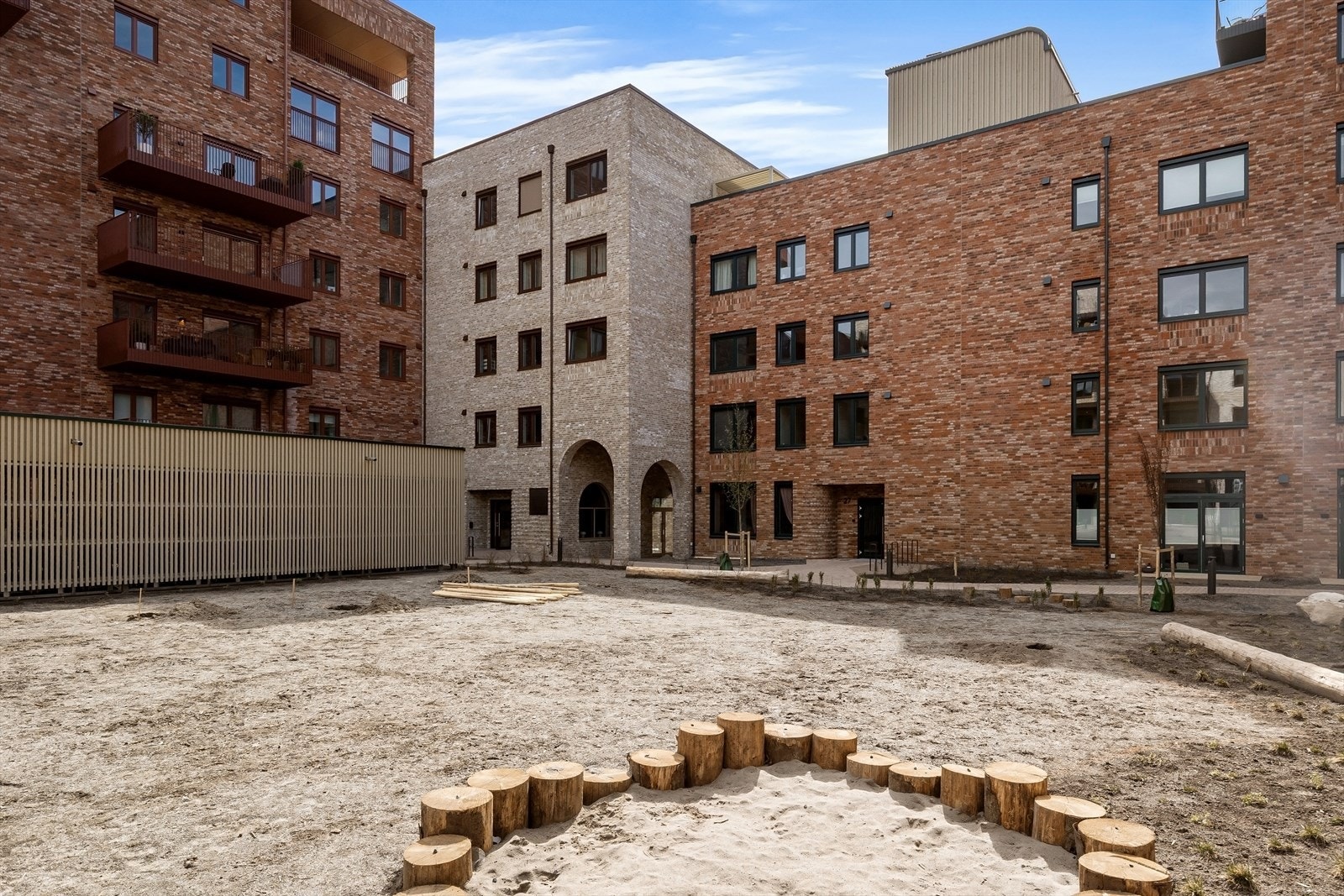 Fellesarealene vil bli plantet og pyntet opp ytterligere Galleribilde