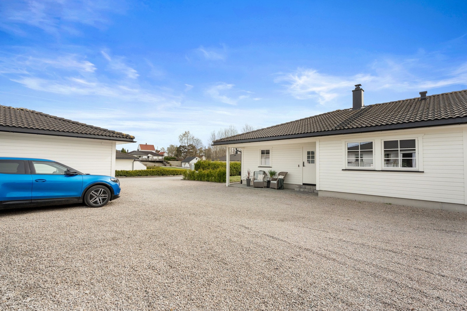 Gruset innkjørsel Galleribilde