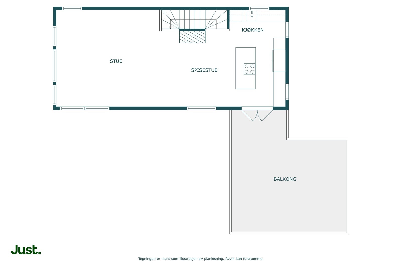 Planskisse 3.etasje Galleribilde