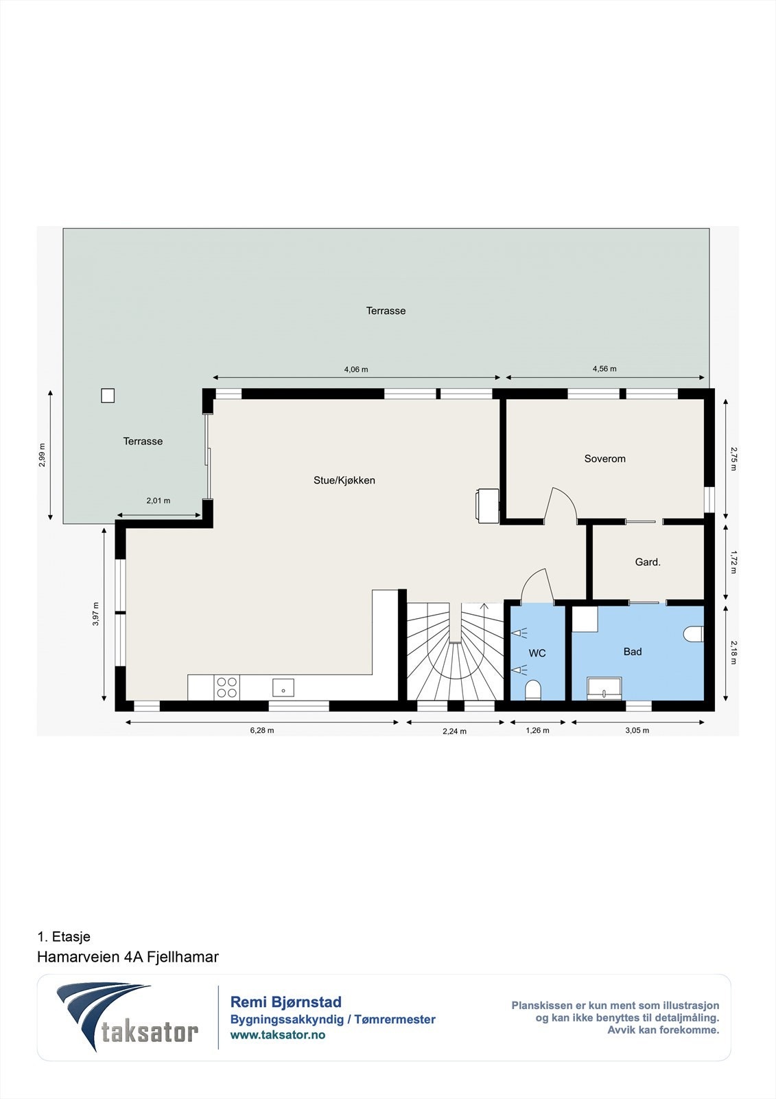 Plantegning 1. Etasje Galleribilde