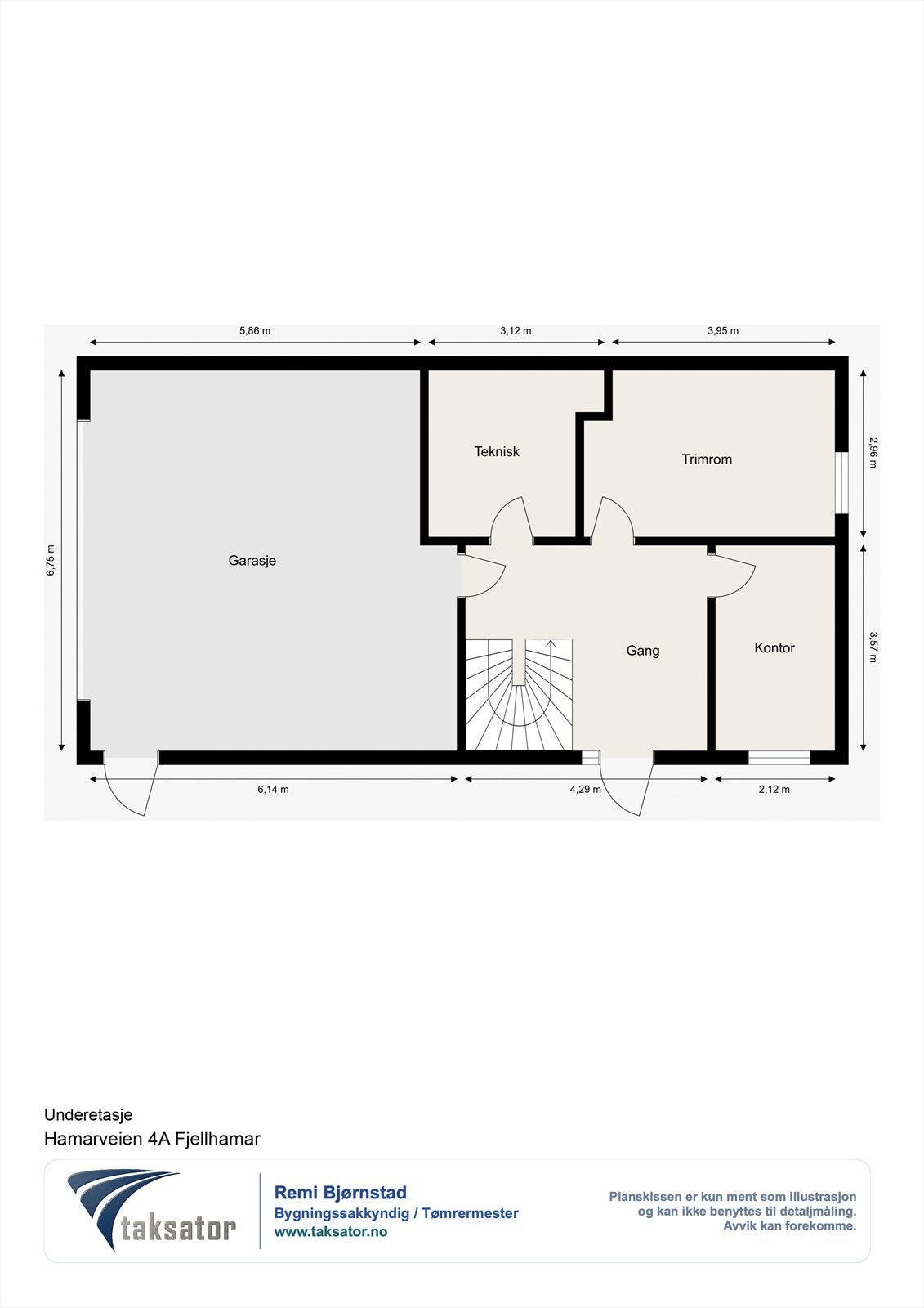 Plantegning u.etg Galleribilde