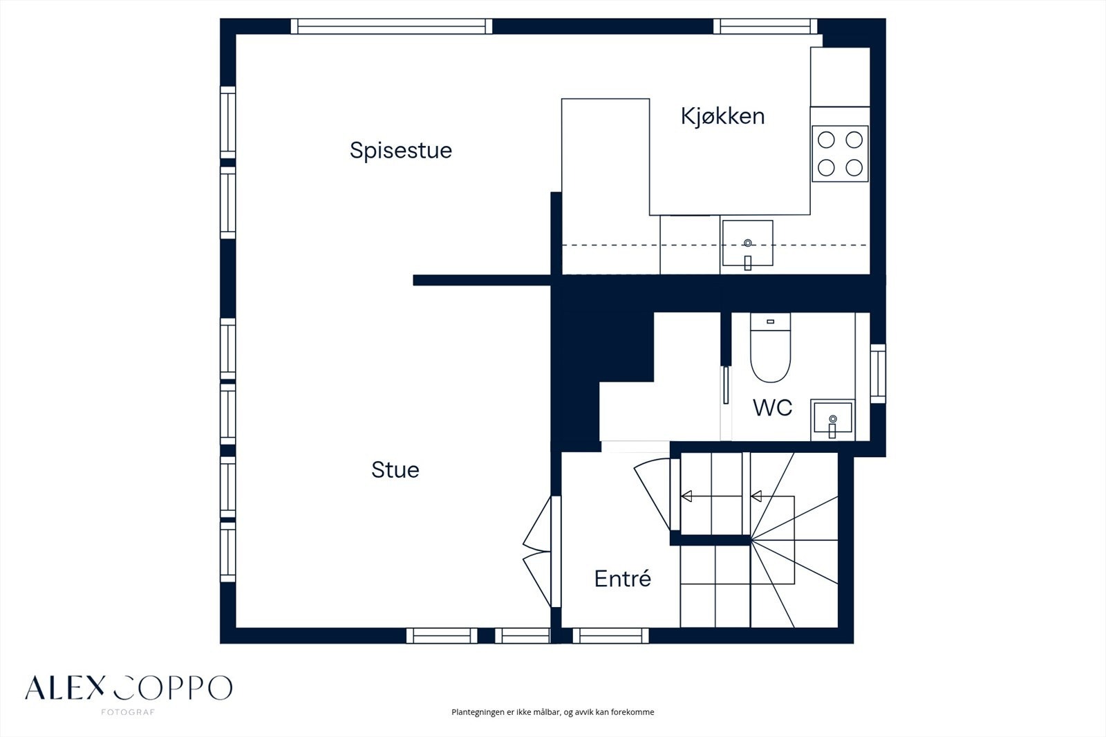 Plantegning 2. etasje Galleribilde