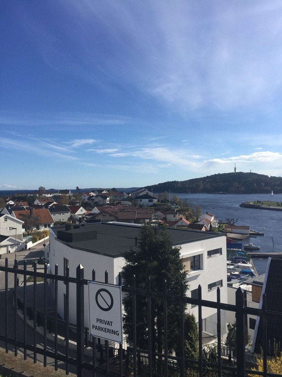 Utsikt fra parkeringsplassen Galleribilde