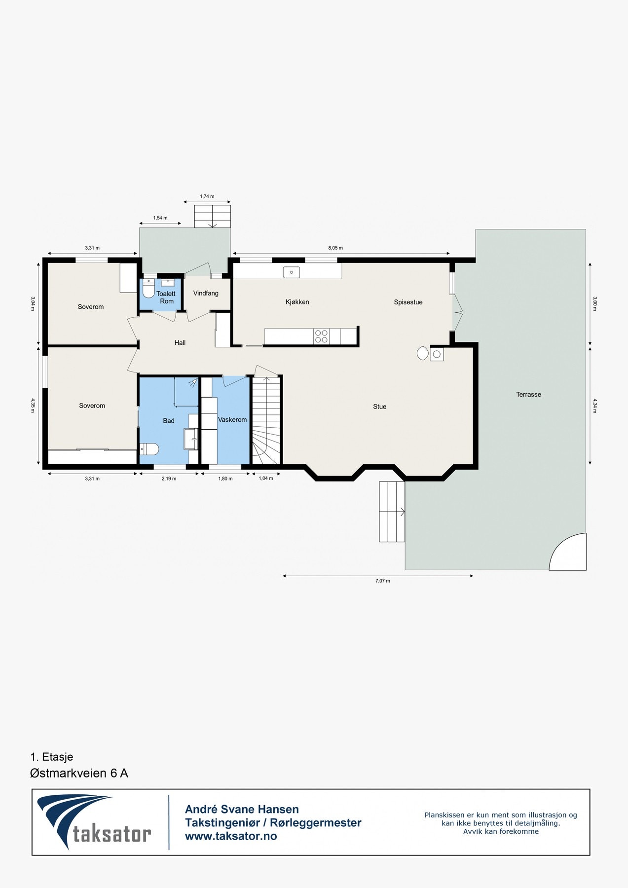 Plantegning - Første etasje Galleribilde