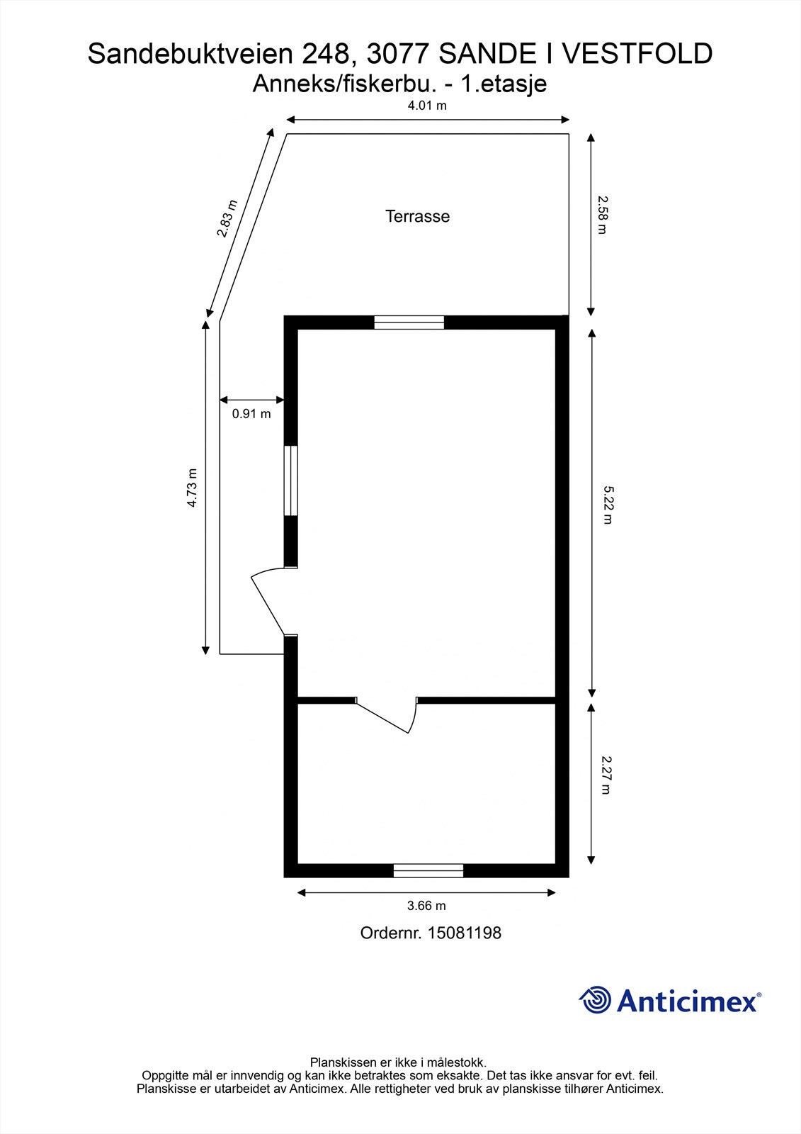 Plantegning - Sjøbod Galleribilde