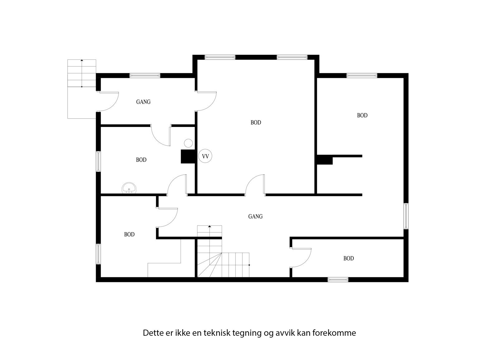 Hovedhus kjeller Galleribilde