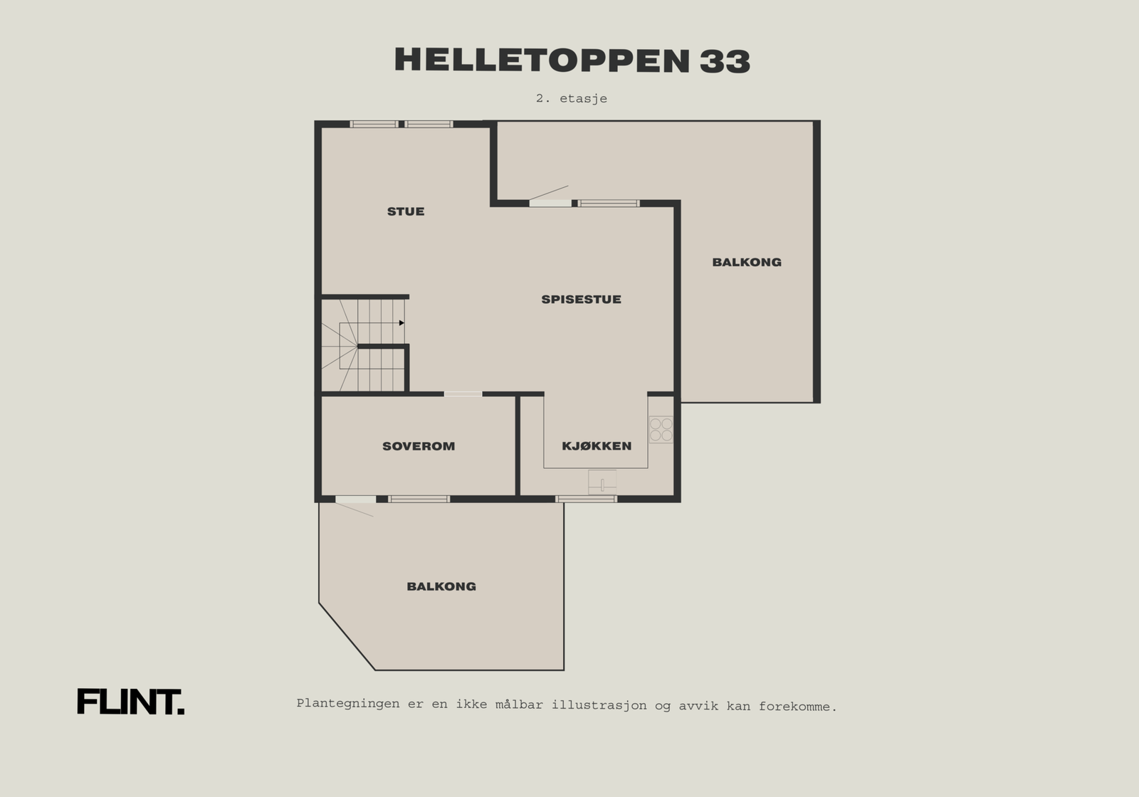 Plantegning 2.etasje Galleribilde