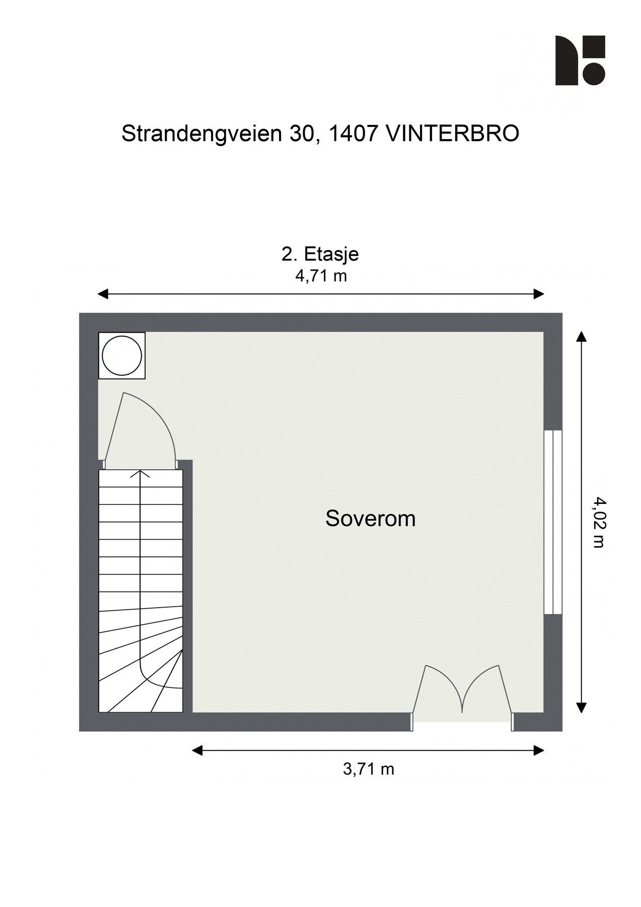 Plantegning - 2. etasje Galleribilde