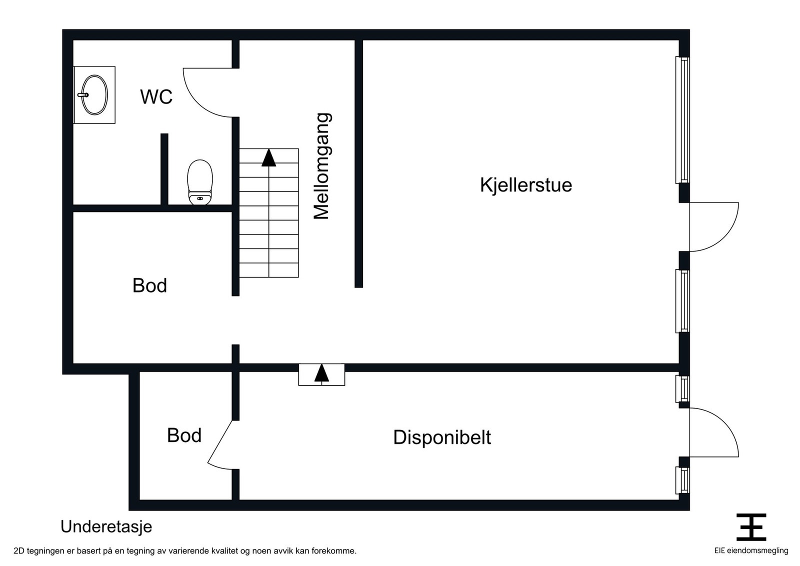 Underetasje. Galleribilde